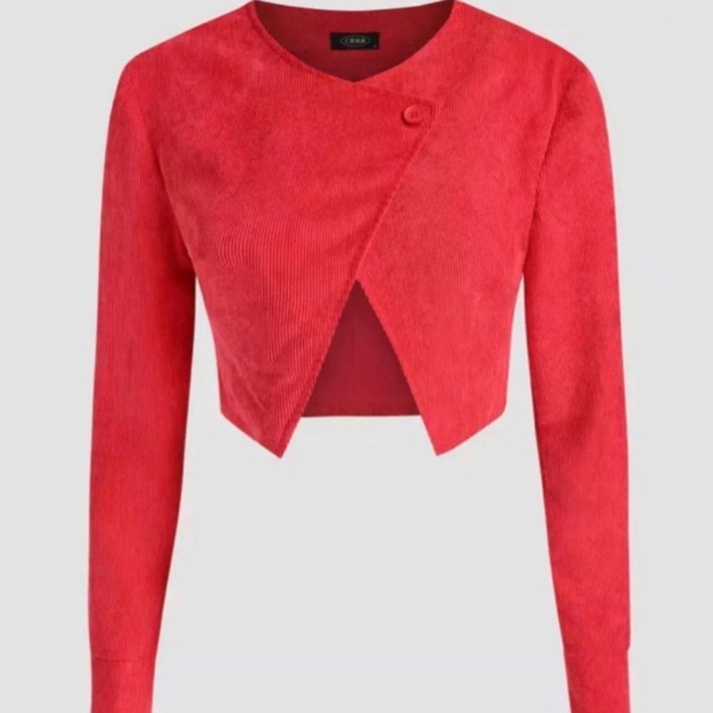 CIDER ❀ red cut out top